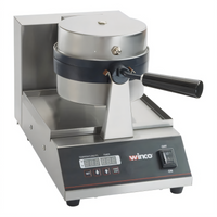 Winco BWM-07 7-Inch Round Single Countertop Belgian Waffle Maker