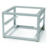 Champion Stainless Steel Rack Stand for Undercounter Dishwashers with Two Glass Rack Shelves