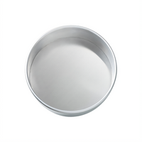 American Metalcraft EZ-Release 9 Inch Round Aluminum Cake Pan, Clear Finish, 3 Inch Deep