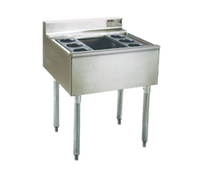 Eagle 1800 Series Modular Underbar Cocktail Unit, 24 x 20 x 33-1/2 Inches, 63 lb Ice Capacity