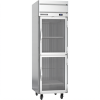 Beverage-Air Horizon Series 1-Section Top-Mount Reach-In Refrigerator with 2 Half Glass Doors, 22.28 Cu. Ft.