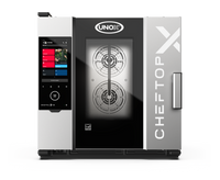 UNOX CHEFTOP-X Half-Size Electric Combi Oven, 6-Pan Capacity, Left-Hinged Door