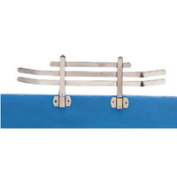 American Metalcraft Polished Stainless Steel Counter Setup Menu Holder, 15-1/2 x 5 Inch