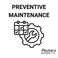 Prática High-Speed Oven Preventive Maintenance Package - 3 Visits