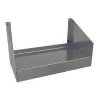 Glastender Bolt-On 18-Inch Stainless Steel Blender Shelf