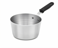 Wear-Ever 2.75 Quart Tapered Aluminum Sauce Pan, 7.75-Inch Diameter, Riveted Handle