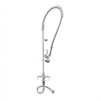 T&S EasyInstall Single Hole Deck Mount Pre-Rinse Unit with 44