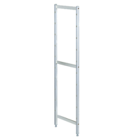 Fermostock 71-Inch Stationary Shelving Upright, 14-Inch Deep, Deep Anodized Aluminum