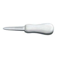 Dexter Russell Sani-Safe Boston Pattern Oyster Knife, 3-Inch Blade, White Polypropylene Handle