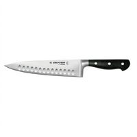 Dexter Russell iCUT-FORGE 8-Inch Forged Duo-Edge Chef's Knife with Black POM Handle