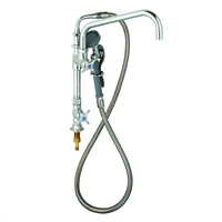 T&S Brass Add-On Pre-Rinse Faucet Assembly with 12-Inch Nozzle and Angled Spray Valve