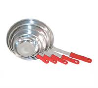 Hercules 12-Inch Mirror Polished Aluminum Fry Pan with Red Silicone Sleeve
