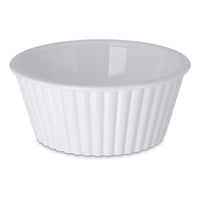 Carlisle 4-1/2 oz White SAN Fluted Ramekin