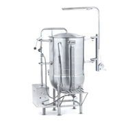 Legion LTCR-150 Direct Steam Coffee Kettle, 150 Gallon, 2/3 Jacketed, Stationary Floor Mounted