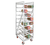 Channel Manufacturing CSR-99M Mobile Full-Size Heavy-Duty Aluminum Can Rack for #5 and #10 Cans