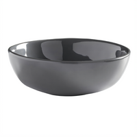 Crave Collection Storm 16 oz Round Break-Resistant Melamine Soup/Salad Bowl