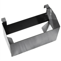 Glastender 12-Inch Stainless Steel Dry Waste Chute for Underbar Equipment