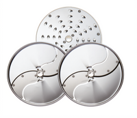 Dito Sama Stainless Steel Pizza Disc Set for Commercial Food Processors, 3-Piece