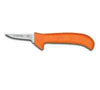 Dexter Russell Sani-Safe 2-1/2-Inch Hollow-Ground Poultry/Trimming Knife with Orange Non-Slip Handle