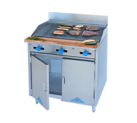 Comstock-Castle F33-3RB 36-Inch Gas Range with Cabinet Base and Radiant Broiler