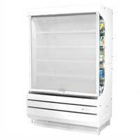 Turbo Air 48-Inch White Fabric Locking Security Cover for TOM-50W-N Open Display Merchandiser