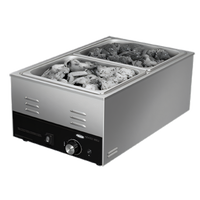 Hatco Quick Ship Electric Countertop Heated Well, Full-Size Pan, Wet/Dry, 120V