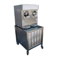 Frosty Factory 215F Floor Model Self-Contained Air-Cooled Frozen Beverage Machine, 2-Flavor Double Cylinder