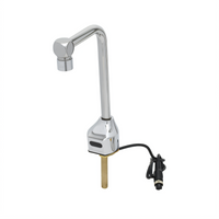 ChekPoint 8-Inch Electronic Touchless Glass Filler, Single Hole Deck Mount, High-Arc Rigid Spout, Chrome-Plated Brass