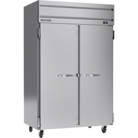 Beverage-Air Horizon Series 52-Inch Wide Two-Section Top-Mount Reach-In Refrigerator with Solid Doors
