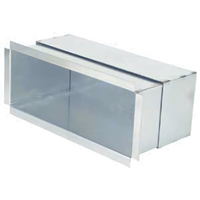 14 Inch Wide x 5 Inch High Long Sleeve Galvanized Shadow Box for Beer Towers