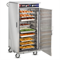 FWE Clymate IQ PHTT-10 Mobile Humidified Heated Holding Cabinet with 10 Universal Tray Slides