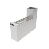 Top Shelf TSF Series 6-Inch Stainless Steel Underbar Filler Section with Drainboard Top and Backsplash