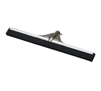 Flo-Pac 30 Inch Reinforced Soft Black Moss Foam Rubber Floor Squeegee Head with Metal Frame