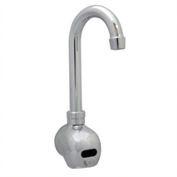 BK Resources Electronic Single-Hole Splash-Mounted Gooseneck Faucet