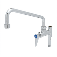 T&S Brass B-0156-CR-M Pre-Rinse Add-On Faucet with 12-Inch Swing Nozzle and Cerama Cartridge