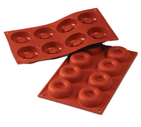 Silikomart 8-Section Savarin Silicone Mold