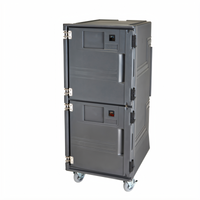 Cambro Pro Cart Ultra Security Package Electric Cold Food Pan Carrier, Front-Loading, 16 Full-Size Sheet Pan Capacity