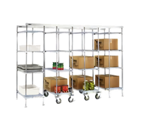 Eagle Master Trak Overhead Track High-Density Storage Mobile Unit Kit for 21-Inch Deep Shelves