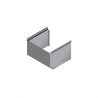 John Boos Stainless Steel Deck-Mount Apron for PBHS 14