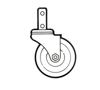 Channel Manufacturing CSR45R Shelf Casters & Leveling Feet