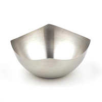 American Metalcraft Squound 15 oz Square Stainless Steel Snack Bowl