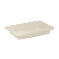 Rubbermaid Commercial 2 Gallon White Polyethylene Food/Tote Box with Date Control Panel