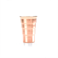 Barfly 2 oz Stepped Copper-Plated Jigger
