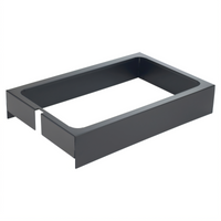 Winco Universal 12 x 20 Inch Black Dump Pan Holder for EHL-3C Heat Lamp