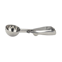 Winco 2-3/4 oz Round 18/8 Stainless Steel Squeeze Disher/Portioner, Size 16