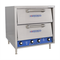 Bakers Pride HearthBake Series DP-2 Countertop Electric Two-Compartment Pizza/Bake Oven