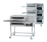 Lincoln Impinger II 1100 Series Triple-Stack Electric Pizza Conveyor Oven Package