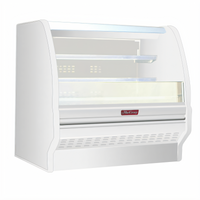 Howard-McCray 40E Series Dairy 75-Inch Curved End Remote Open Merchandiser with LED Lighting
