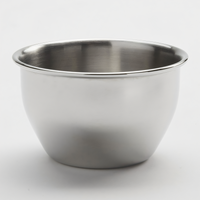 American Metalcraft 8 oz Round Stainless Steel Sauce Dish, 3 Inch Diameter x 2 Inch High