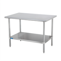 Sapphire Manufacturing 30 Inch x 24 Inch Stainless Steel Work Table with Adjustable Undershelf